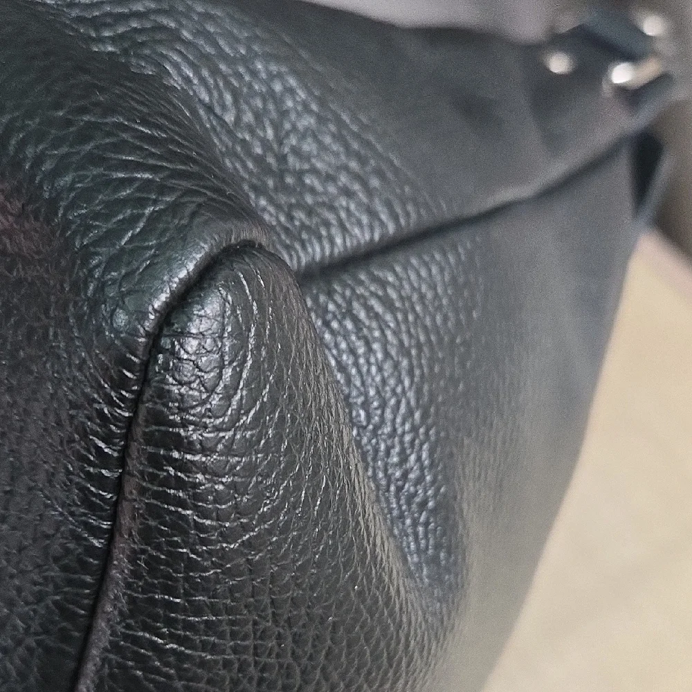 Furla Black Messenger Bag  EUC